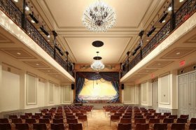 Obrázek : Bohemian National Hall (Česká národní budova), New York - akustické podhledy STO